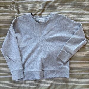 Lou & Grey blue heathered sweatshirt, size M
